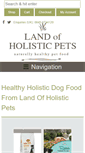 Mobile Screenshot of landofholisticpets.co.uk